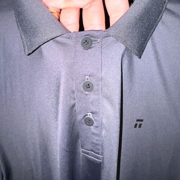Tommy John Gray Go Anywhere Collection Polo Shirt Sz L - Picture 5 of 8